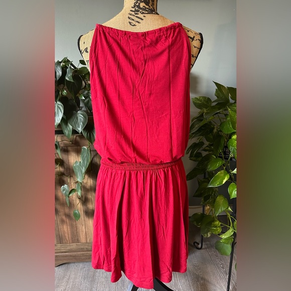 Lascana Red Sleeveless Tie Neck dress, size 6/38. NWT. - Picture 4 of 4